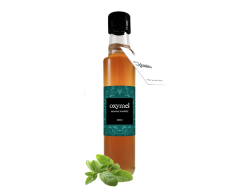 Oxymel menthe poivrée Terre de Plaisirs. Une boisson ancestrale aux multiples vertus